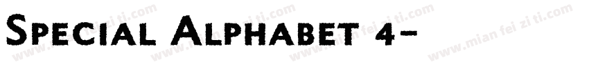 Special Alphabet 4字体转换
